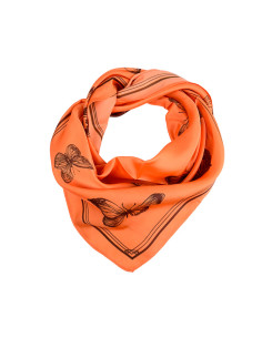 Pañuelo Butteffly Orange  (70x70)