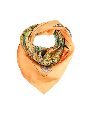 Pañuelo Jungle Colors Peach  (70x70)