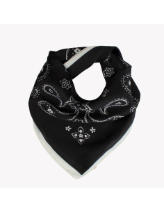 Pañuelo  Paisley Black (70x70)