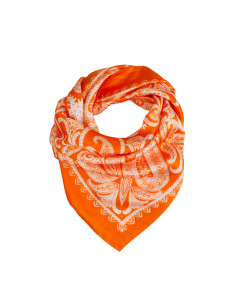 Pañuelo Paisley Forest Orange (70x70)