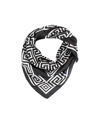 Pañuelo XXL Geometric Lines Black