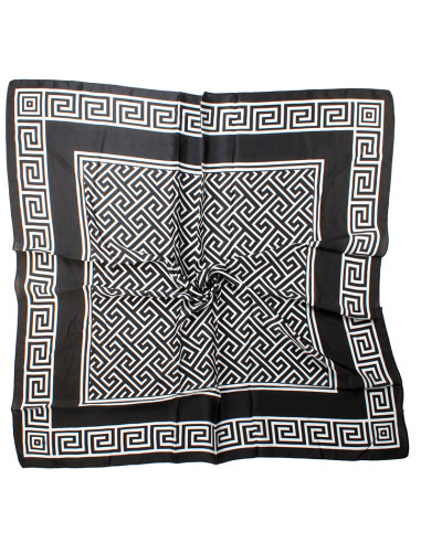 Pañuelo XXL Geometric Lines Black