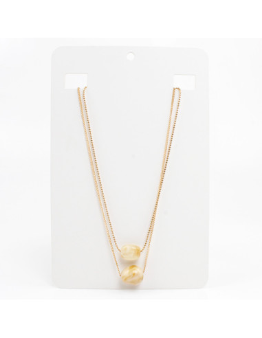 Collar de Doble Cadenas | Infinita Moda