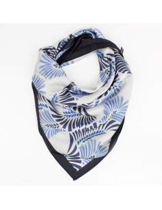 Pañuelo Palm Blue (70x70)