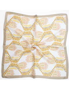 Pañuelo Palm White (70x70)