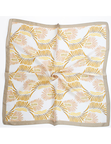 Pañuelo Palm White (70x70)