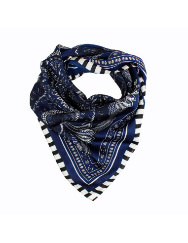 Pañuelo Barroco Blue (70x70)