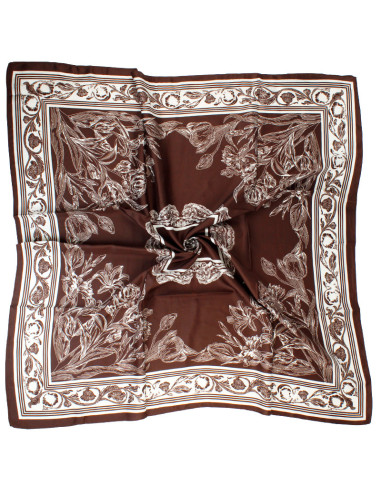 Pañuelo XXL Flower Frame Brown