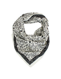 Pañuelo XXL Flower Storm White