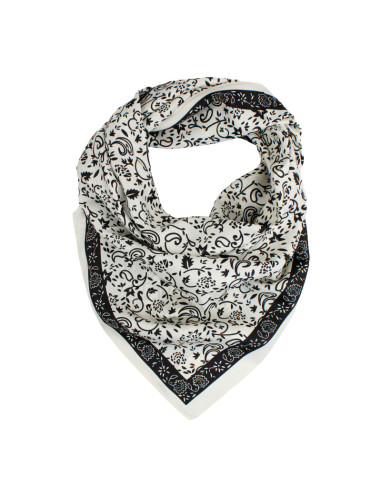 Pañuelo XXL Flower Storm White