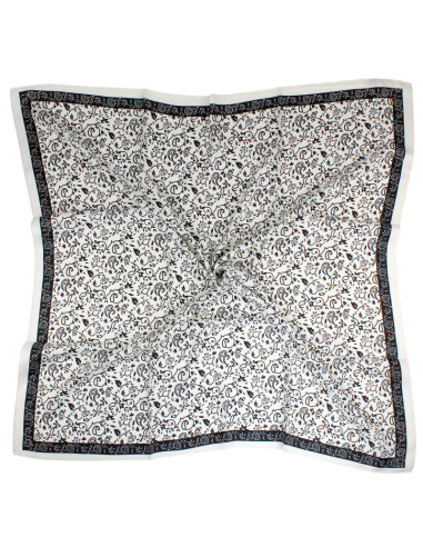 Pañuelo XXL Flower Storm White