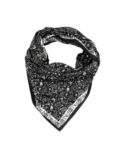 Pañuelo XXL Flower Storm Black