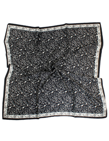 Pañuelo XXL Flower Storm Black