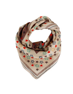 Pañuelo Monique Cinnamon (70x70)