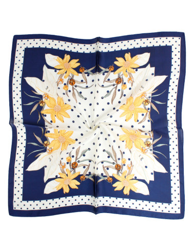 Pañuelo Blossom Blue (70x70)