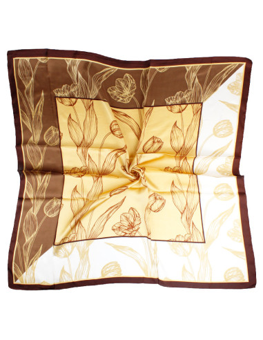 Pañuelo XXL Vintage Bloom Brown
