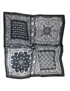 Pañuelo XXL Paisley Black Frame