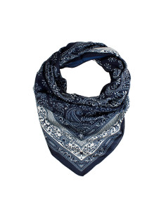 Pañuelo XXL Paisley  Frame Blue