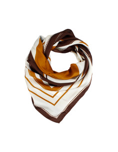 Pañuelo XXL Cubic Brown