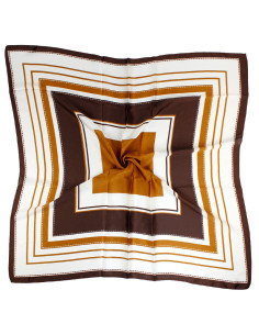 Pañuelo XXL Cubic Brown