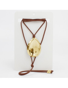 Collar de Gamuza con dije | Infinita Moda