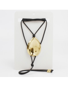 Collar de Gamuza con dije | Infinita Moda