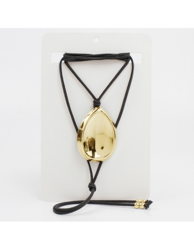 Collar de Gamuza con dije | Infinita Moda