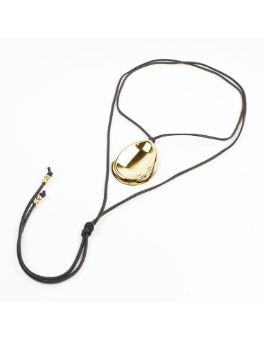 Collar de Gamuza con dije | Infinita Moda