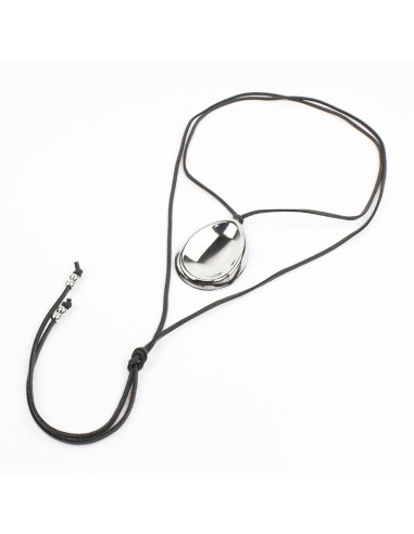 Collar de Gamuza con dije | Infinita Moda