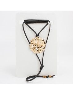Collar de Gamuza con dije | Infinita Moda