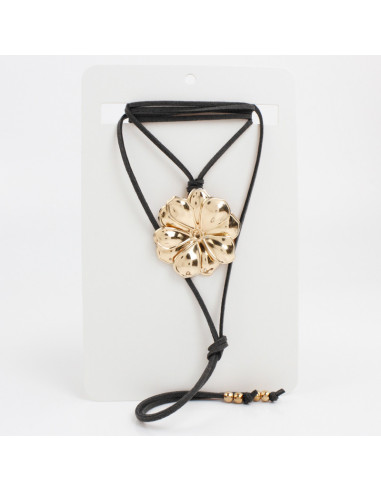 Collar de Gamuza con dije | Infinita Moda