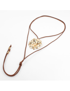 Collar de Gamuza con dije | Infinita Moda