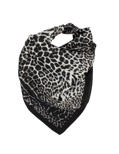 Pañuelo Leopard Dark Grey (70x70)