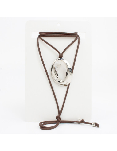 Collar Corbatero de Gamuza | Infinita Moda