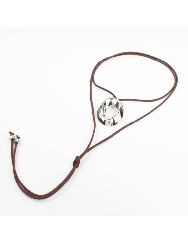 Collar Corbatero de Gamuza | Infinita Moda