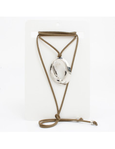 Collar Corbatero de Gamuza | Infinita Moda