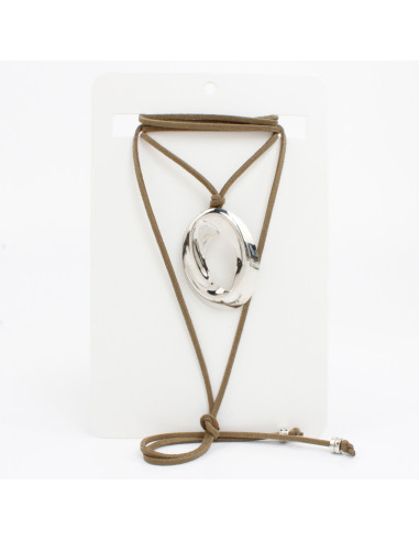 Collar Corbatero de Gamuza | Infinita Moda