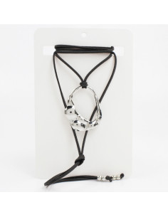 Collar de Gamuza con dije | Infinita Moda