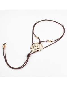 Collar de Gamuza con dije | Infinita Moda