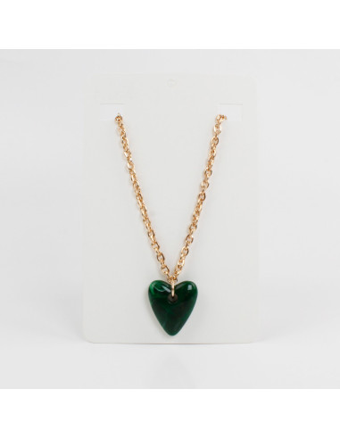 Collar de Cadena y Dije de Acrílico