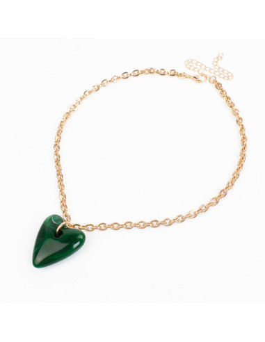 Collar de Cadena y Dije de Acrílico