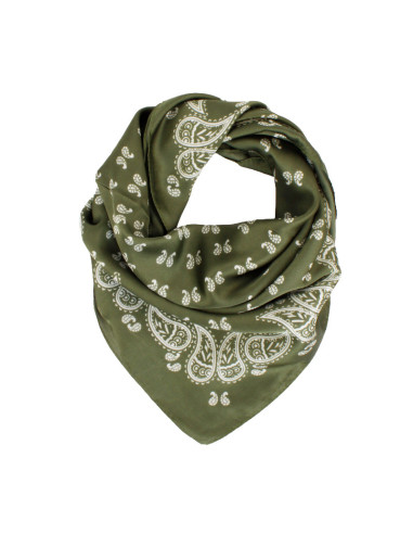 Pañuelo Paisley Spiral Green (70x70)
