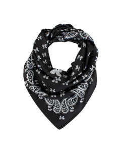 Pañuelo Paisley Spiral Black (70x70)