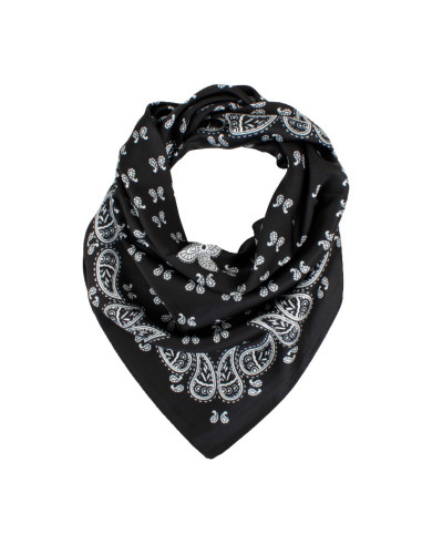 Pañuelo Paisley Spiral Black (70x70)