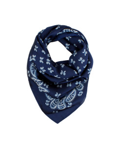 Pañuelo Paisley Spiral Blue (70x70)