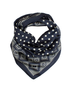 Pañuelo Dots Frame Black (70x70)