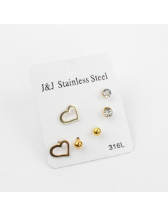 Mini Acero Heart Gold (J7631)