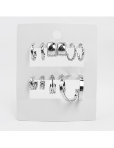 Aros Set x6 Níquel (M4948)