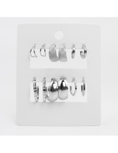 Aros Set x6 Níquel (M4949)