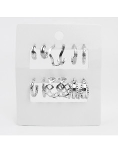Aros Set x6 Níquel (M4950)